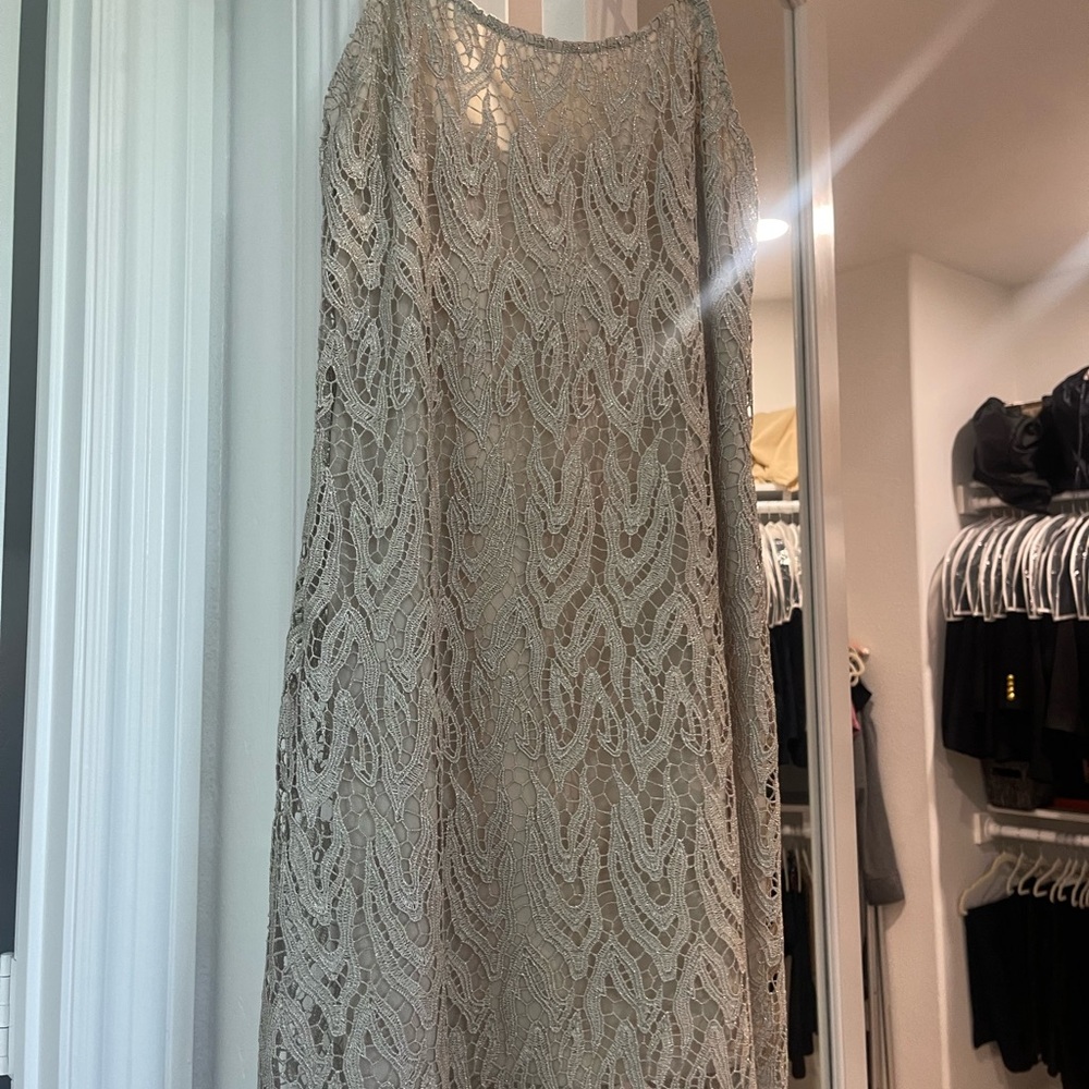Elegant Lace Overlay Dress